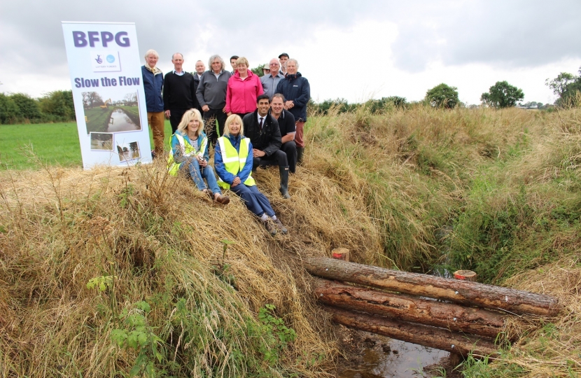 Rishi Sunak and Brompton Flood Prevention Group