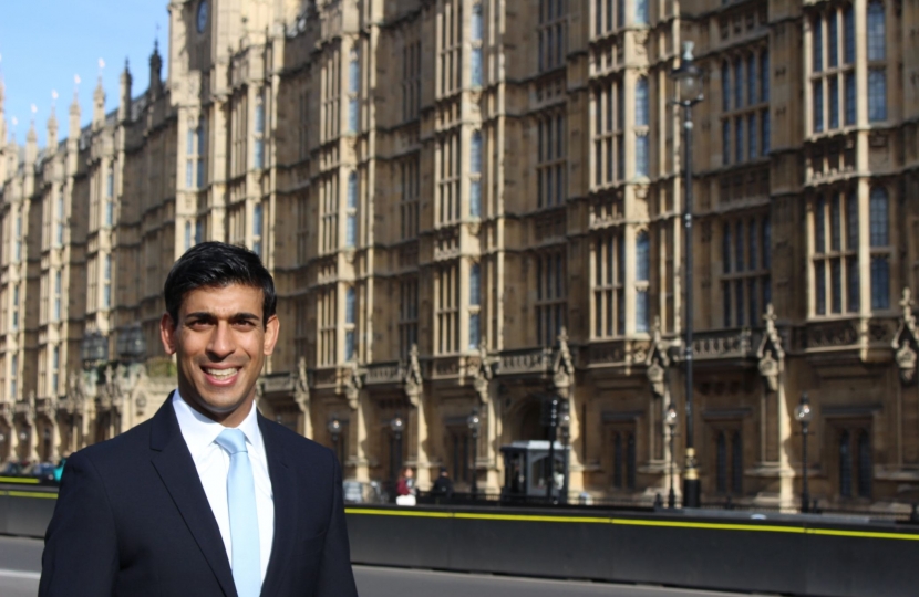 Rishi Sunak at Westminster