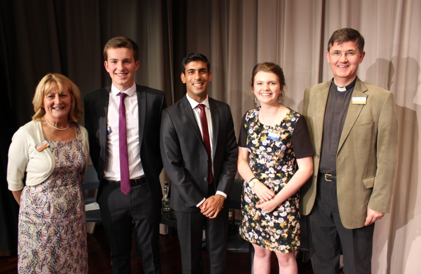 Rishi Sunak at Stokesley School