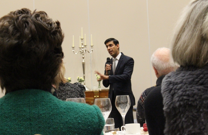 Rishi Sunak at Tennants