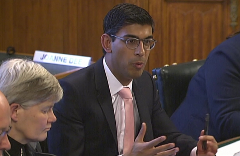 Rishi Sunak in the Commons