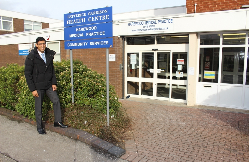 Rishi Sunak at Harewood Medical Practice