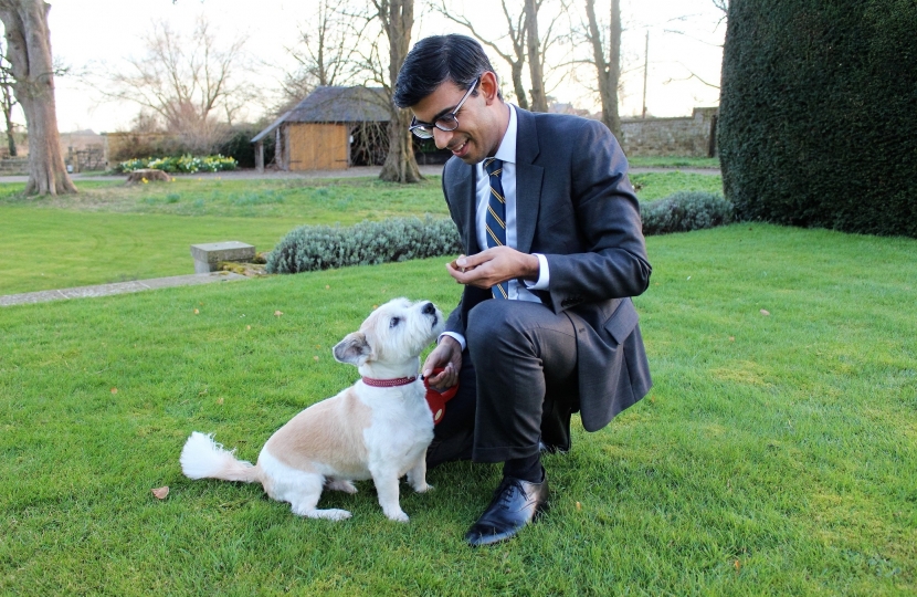 rishi sunak and dog