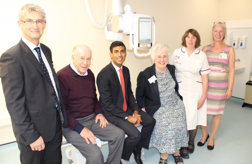 Rishi Sunak at the Friary Hospital, Richmond