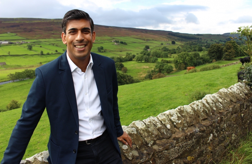 Rishi Sunak in Swaledale