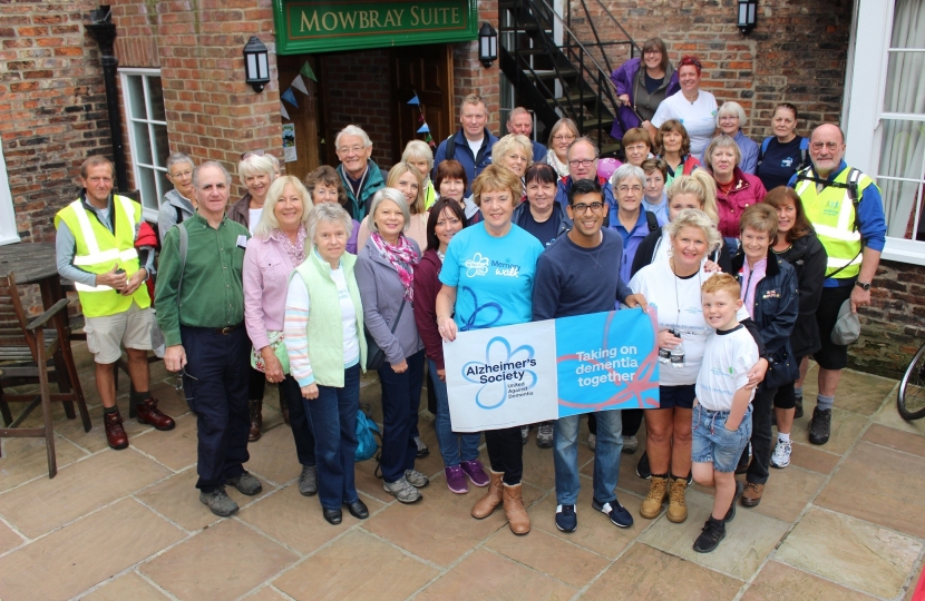 Rishi Sunak and Northallerton Memory Walk