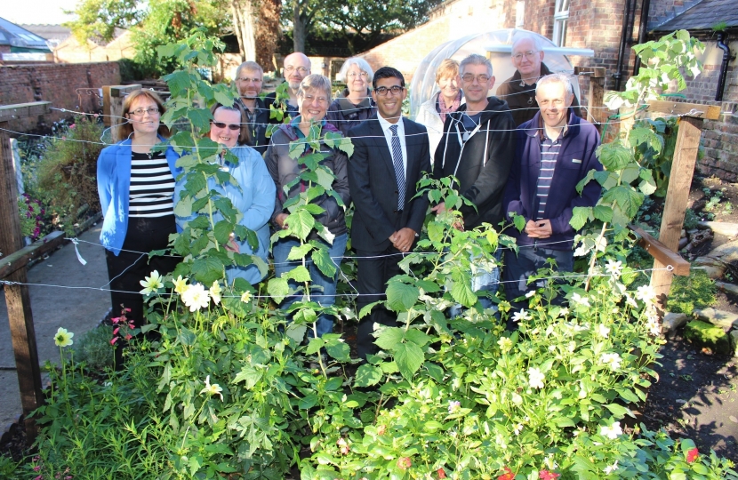 Rishi Sunak in Northallerton's Secret Garden