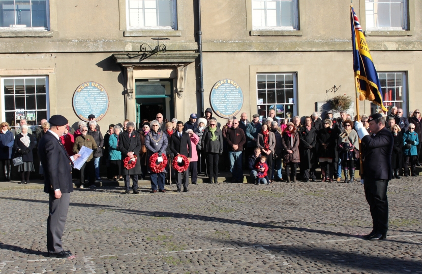 Rishi Sunak at Leyburn Remembrance Sunday