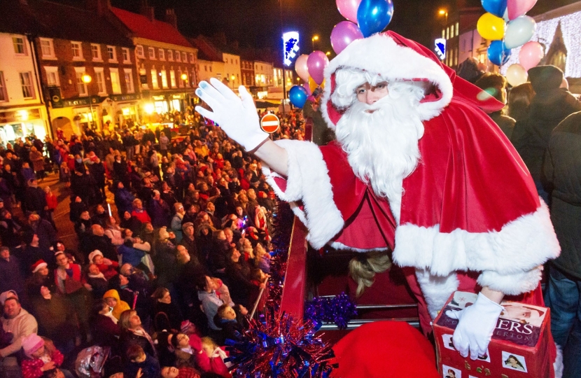 Santa in Northallerton