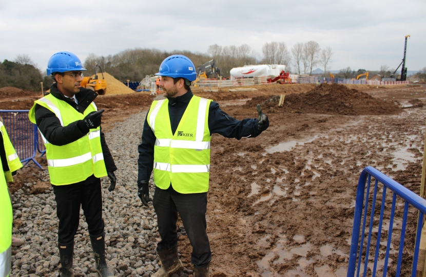 Rishi Sunak at Tanton Road, Stokesley