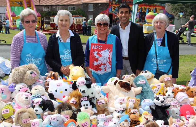 Rishi Sunak at Great Ayton Village Fete