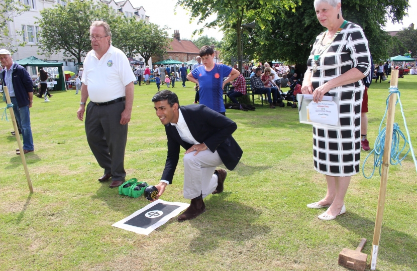 Rishi Sunak at Great Ayton Village Fete