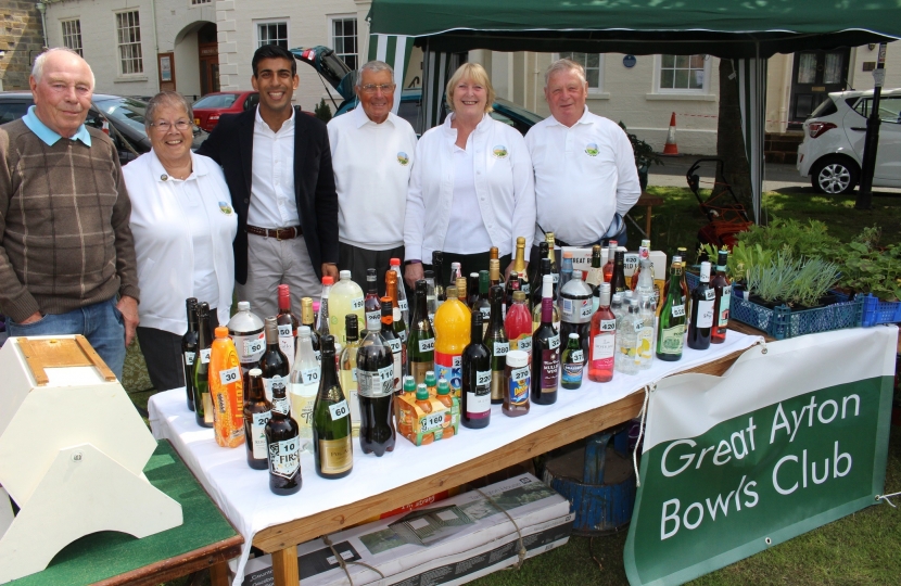 Rishi Sunak at Great Ayton Village Fete