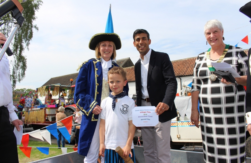 Rishi Sunak at Great Ayton Village Fete