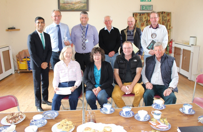 Rishi Sunak with the A66 Action Group