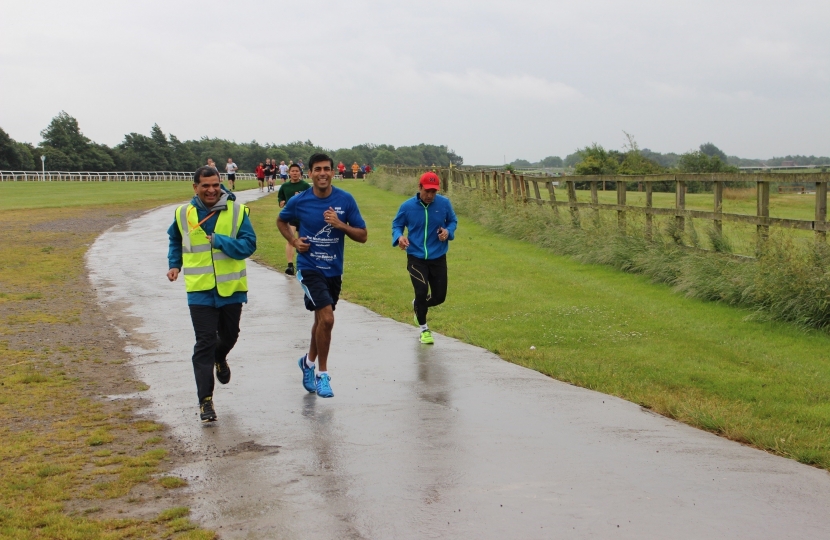 Rishi Sunak at Catterick parkrun