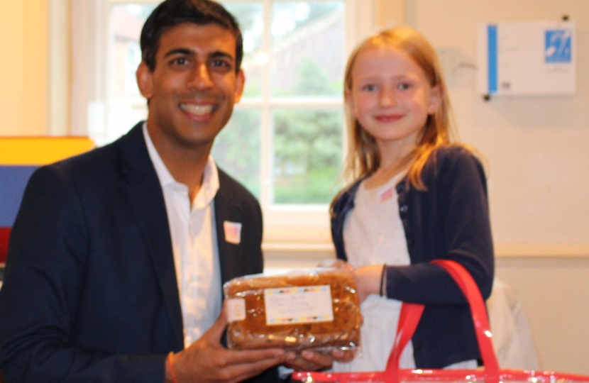 Rishi Sunak at East Rounton Breast Cancer Care Tea Party