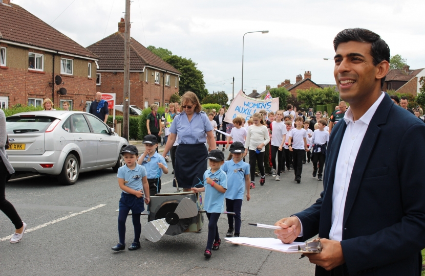 Rishi Sunak at Bedale Scouts and Guides Community Festival