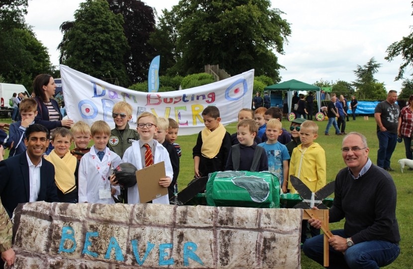 Rishi Sunak at Bedale Scouts and Guides Community Festival