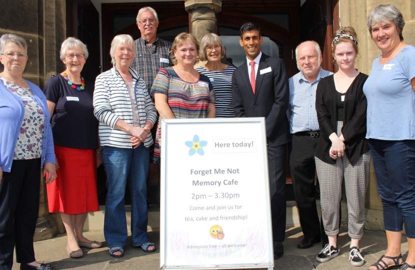 Rishi Sunak at Stokesley Memory Cafe