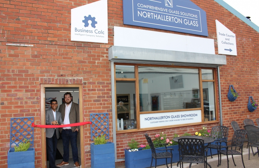 Rishi Sunak at Northallerton Glass