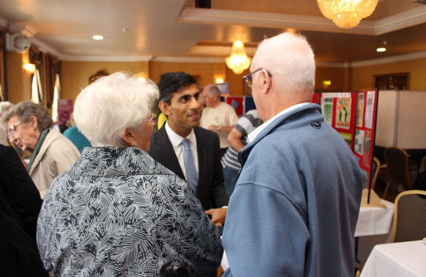 Rishi Sunak at Northallerton Old Persons' Fair