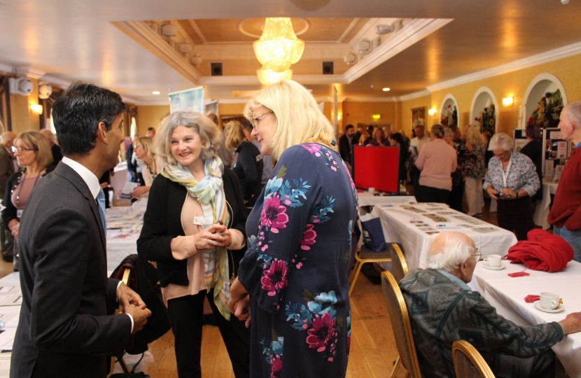 Rishi Sunak at Northallerton Old Persons' Fair