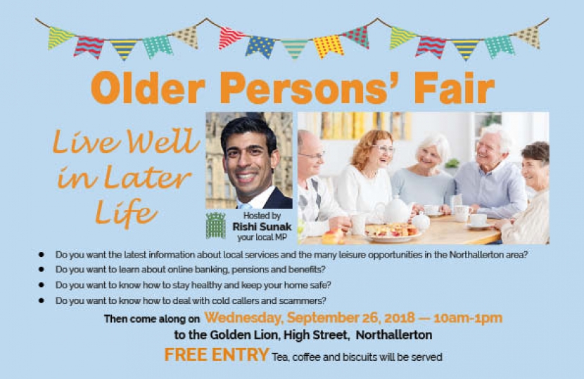 Rishi Sunal older persons' fair