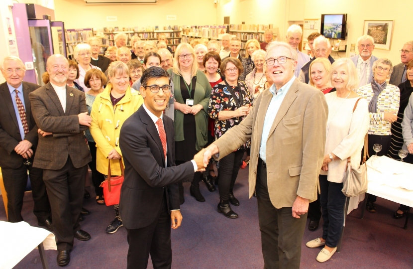 Rishi Sunak at Great Ayton Discovery Centre