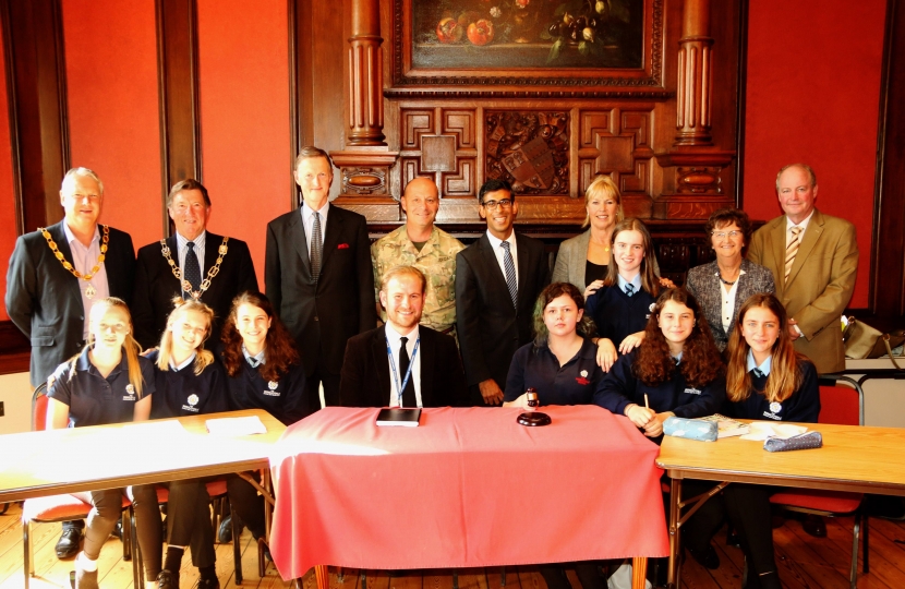 Rishi Sunak at Wensleydale School debate