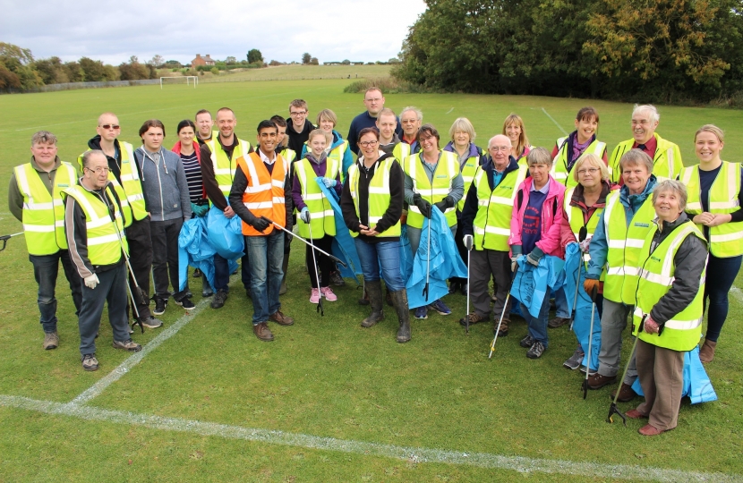 Rishi Sunak with the Wombles of Hambleton