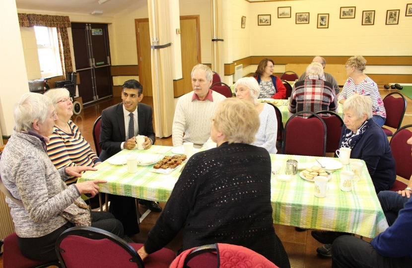 Rishi Sunak at Welbury Village Hall