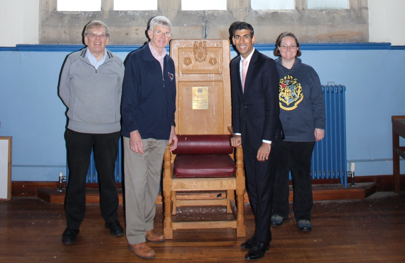 Rishi Sunak at the Old Grammar School Richmond