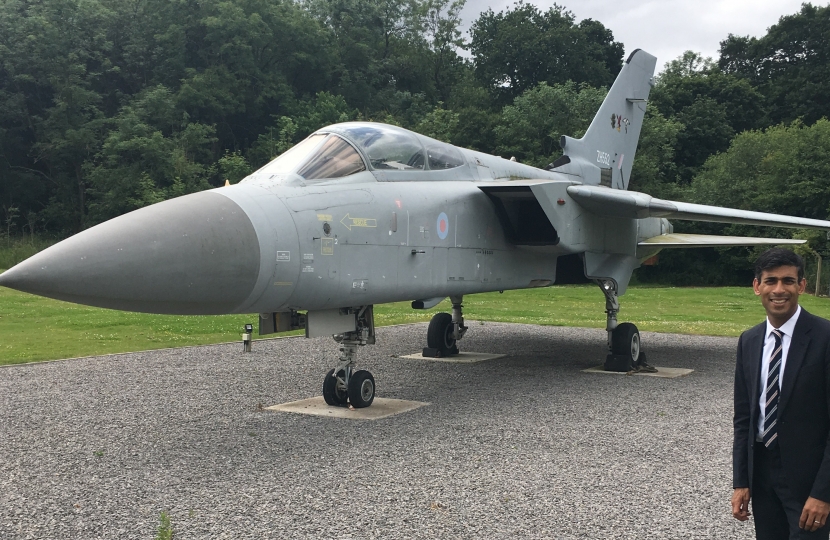 Rishi Sunak at RAF Leeming