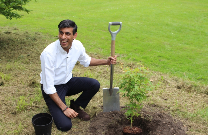 Rishi Sunak at Thorp Perrow