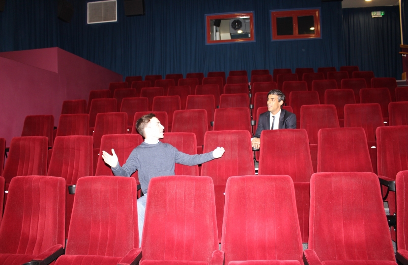 Rishi Sunak at the Station Cinema Richmond