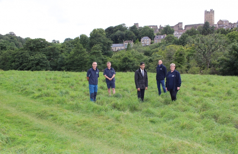 Rishi Sunak at Richmond Castle