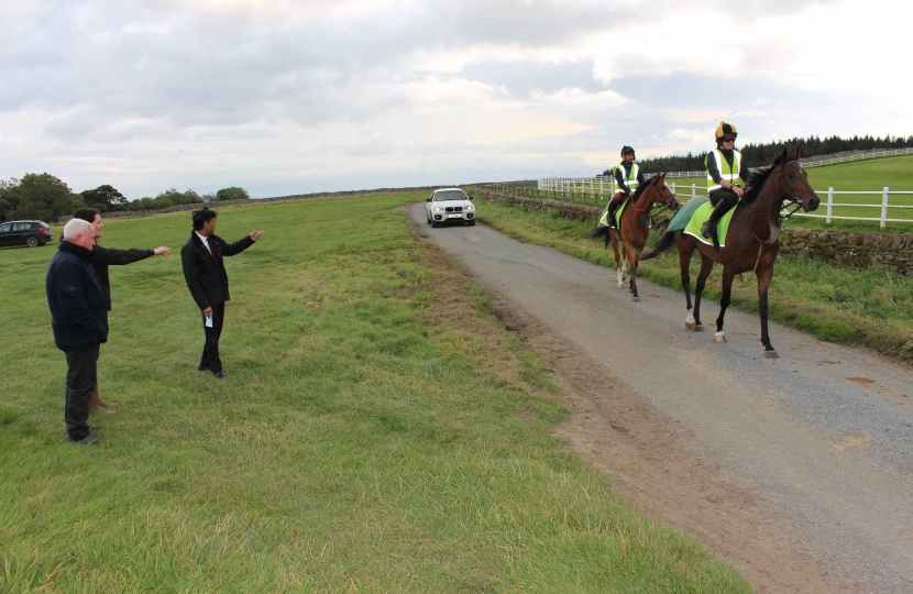 Rishi Sunak on Middleham High Moor