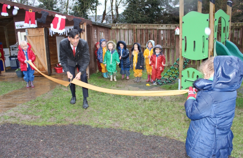 Rishi Sunak at Croft School