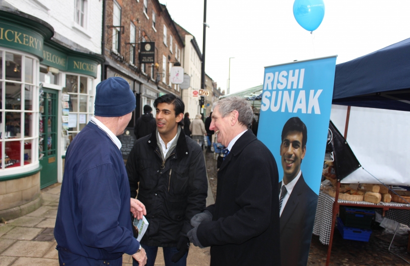 Rishi Sunak at Bedale