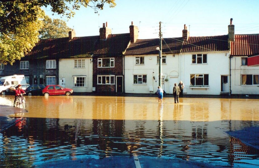 Flooding in Brompton in 2012