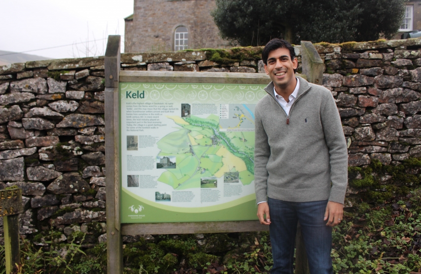 Rishi Sunak in Swaledale