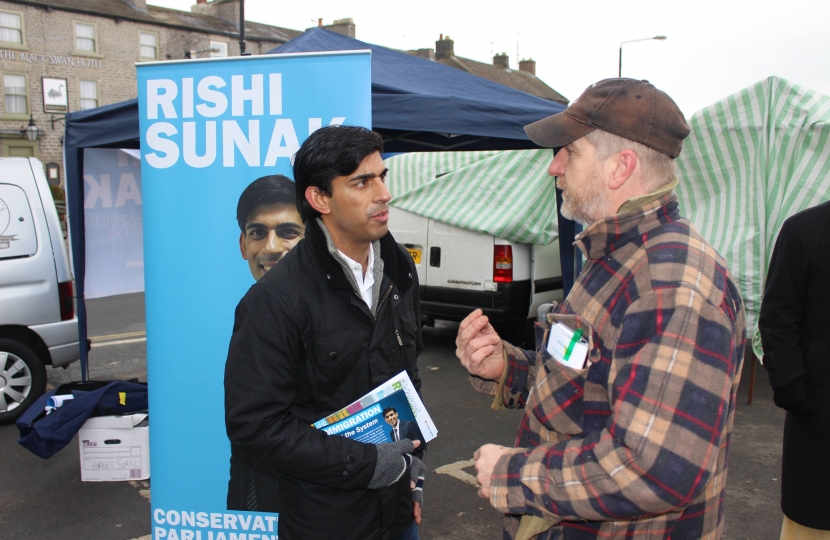 Rishi Sunak at Leyburn