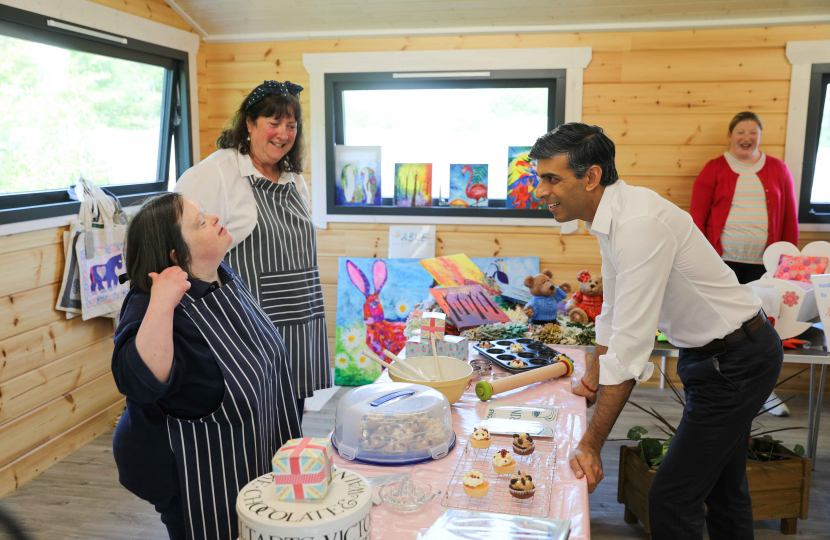 Rishi Sunak at Northdale, Northallerton