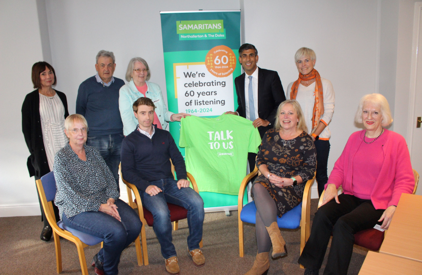 Rishi Sunak at Northallerton and Dales Samaritans