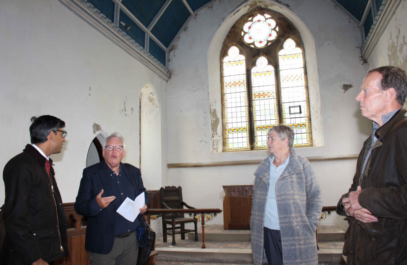 Rishi Sunak at Hudswell Church