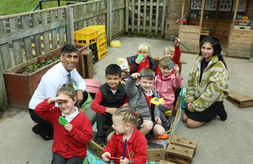 Rishi Sunak at Trinity Academy Richmond