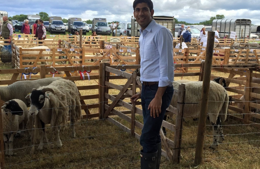 Rishi Sunak at North Yorkshire County Show