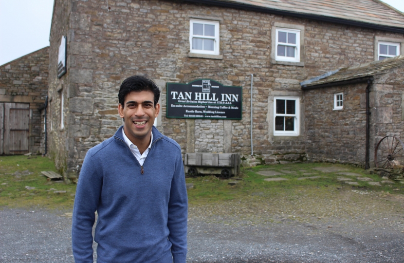 Rishi Sunak at Tan Hill