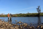 Rishi Sunak fishing on the River Ure